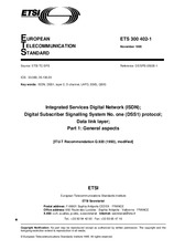 Standard ETSI ETS 300402-1-ed.1 15.11.1995 preview