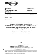 Standard ETSI ETS 300403-1-ed.1 15.11.1995 preview