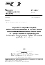 Standard ETSI ETS 300403-7-ed.1 30.4.1998 preview