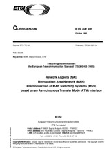 Standard ETSI ETS 300405-ed.1/Cor.1 15.10.1995 preview