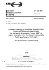 Standard ETSI ETS 300437-1-ed.1 15.11.1995 preview