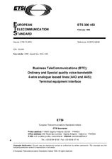 Standard ETSI ETS 300453-ed.1 28.2.1996 preview