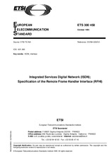 Standard ETSI ETS 300458-ed.1 15.10.1995 preview