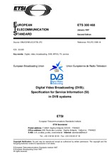 Standard ETSI ETS 300468-ed.2 15.1.1997 preview