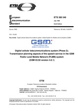 Standard ETSI ETS 300540-ed.6 21.7.1999 preview