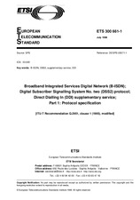 Standard ETSI ETS 300661-1-ed.1 31.7.1997 preview