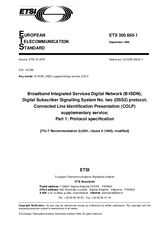 Standard ETSI ETS 300665-1-ed.1 15.9.1996 preview