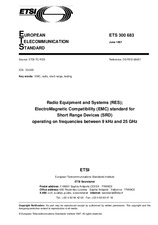 Standard ETSI ETS 300683-ed.1 30.6.1997 preview