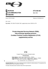 Standard ETSI ETS 300693-ed.1 30.3.1996 preview