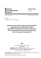 Standard ETSI ETS 300705-2-ed.1 30.6.1997 preview