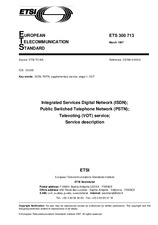 Standard ETSI ETS 300713-ed.1 14.3.1997 preview