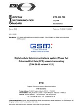 Standard ETSI ETS 300726-ed.2 16.7.1999 preview