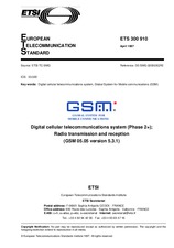 Standard ETSI ETS 300910-ed.1 30.4.1997 preview