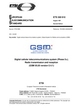 Standard ETSI ETS 300910-ed.2 30.8.1997 preview