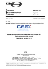 Standard ETSI ETS 300911-ed.2 30.8.1997 preview