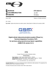 Standard ETSI ETS 300914-ed.5 15.7.1998 preview