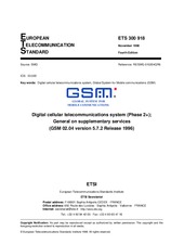 Standard ETSI ETS 300918-ed.4 30.11.1998 preview