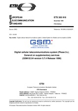 Standard ETSI ETS 300918-ed.5 29.12.1999 preview