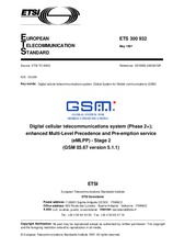 Standard ETSI ETS 300932-ed.1 30.5.1997 preview