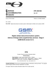 Standard ETSI ETS 300935-ed.1 30.5.1997 preview