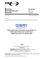 Standard ETSI ETS 300940-ed.4 16.12.1998 preview