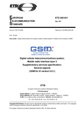 Standard ETSI ETS 300941-ed.1 30.5.1997 preview