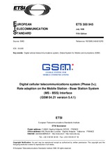 Standard ETSI ETS 300945-ed.5 15.7.1998 preview