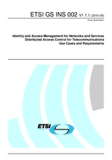 Standard ETSI GS INS 002-V1.1.1 3.9.2010 preview