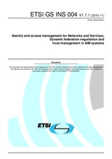 Preview ETSI GS INS 004-V1.1.1 22.11.2010