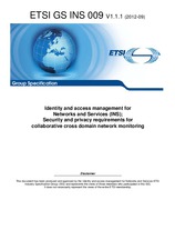 Standard ETSI GS INS 009-V1.1.1 28.9.2012 preview