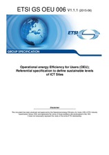 Standard ETSI GS OEU 006-V1.1.1 15.6.2015 preview
