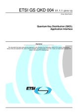 Preview ETSI GS QKD 004-V1.1.1 3.12.2010