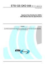Preview ETSI GS QKD 008-V1.1.1 9.12.2010