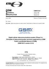 Standard ETSI GTS GSM 02.01-V5.3.0 15.1.1998 preview