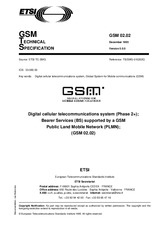 Standard ETSI GTS GSM 02.02-V5.0.0 15.2.1996 preview