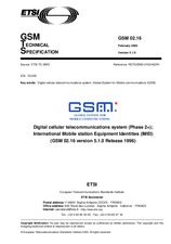 Standard ETSI GTS GSM 02.16-V5.1.0 28.2.2000 preview