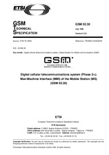 Standard ETSI GTS GSM 02.30-V5.3.0 31.7.1996 preview