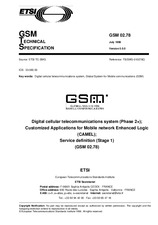 Standard ETSI GTS GSM 02.78-V5.0.0 31.7.1996 preview