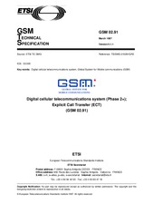 Standard ETSI GTS GSM 02.91-V5.1.1 31.3.1997 preview