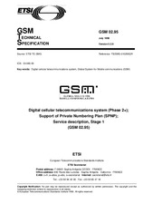 Standard ETSI GTS GSM 02.95-V5.2.0 31.7.1996 preview