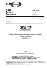 Standard ETSI GTS GSM 03.01-V5.1.0 30.5.1996 preview