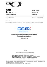 Standard ETSI GTS GSM 03.07-V5.0.0 30.11.1996 preview