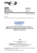 Standard ETSI GTS GSM 03.10-V5.3.0 30.11.1997 preview