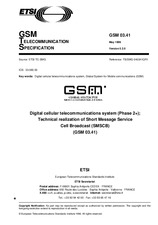 Standard ETSI GTS GSM 03.41-V5.2.0 30.5.1996 preview