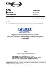 Standard ETSI GTS GSM 03.46-V5.0.0 30.11.1996 preview