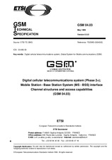 Standard ETSI GTS GSM 04.03-V5.0.0 30.5.1996 preview