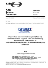 Standard ETSI GTS GSM 07.05-V5.1.0 15.12.1996 preview