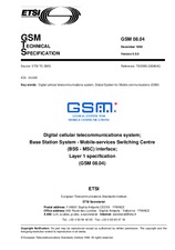 Standard ETSI GTS GSM 08.04-V5.0.0 15.12.1996 preview