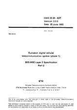 Standard ETSI GTS 08.08-EXT-V3.0.0 1.1.1995 preview