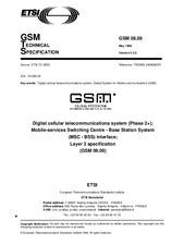 Standard ETSI GTS GSM 08.08-V5.2.0 30.5.1996 preview